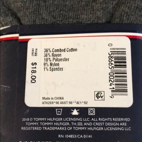Men’s TOMMY HILFIGER Premium Blend Socks - Picture 3 of 4